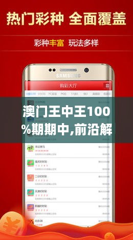 新澳门王中王100%期期中，精选解析解释落实