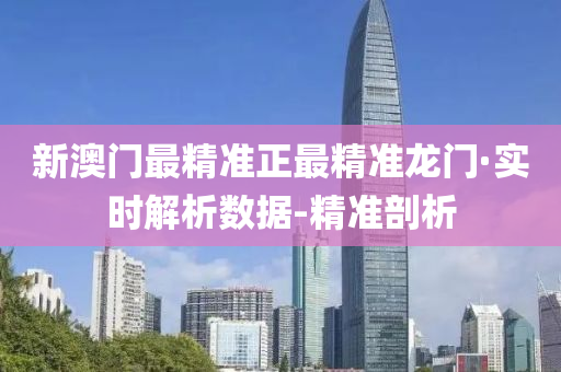 新澳最精准正最精准龙门，实用释义解释落实
